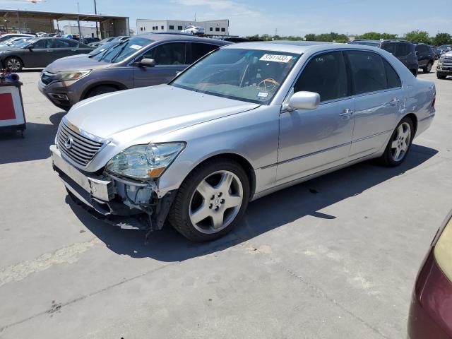 JTHBN36F055025786 - 2005 LEXUS LS 430 SILVER photo 1