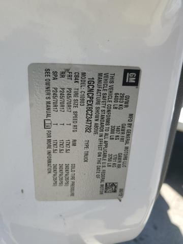 1GCNCPEX8CZ347782 - 2012 CHEVROLET SILVERADO C1500 WHITE photo 12