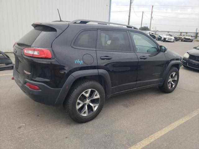 1C4PJMBX2JD521390 - 2018 JEEP CHEROKEE TRAILHAWK BLACK photo 3