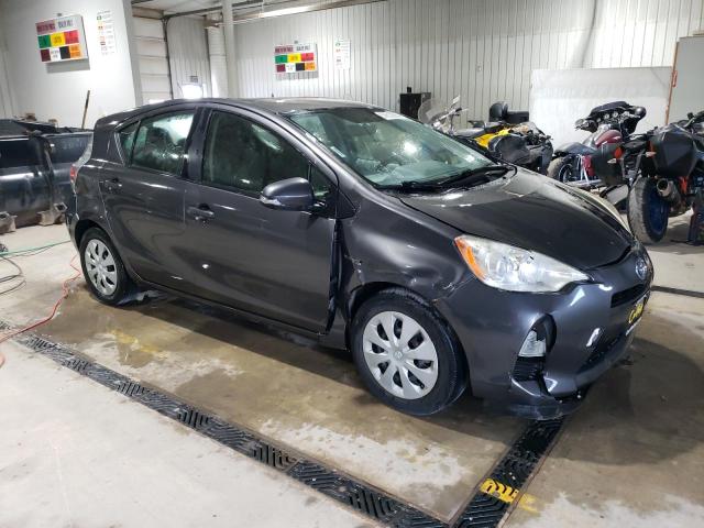 JTDKDTB39C1513543 - 2012 TOYOTA PRIUS C GRAY photo 4