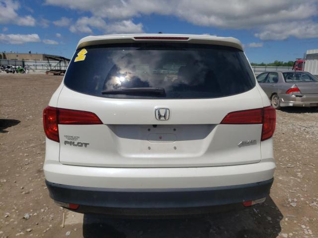 5FNYF6H61JB000024 - 2018 HONDA PILOT EXL WHITE photo 6