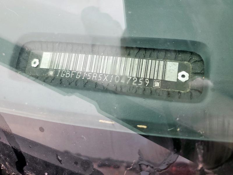 1GBFG15R5X1047259 - 1999 CHEVROLET EXPRESS G1 أبيض صورة 13