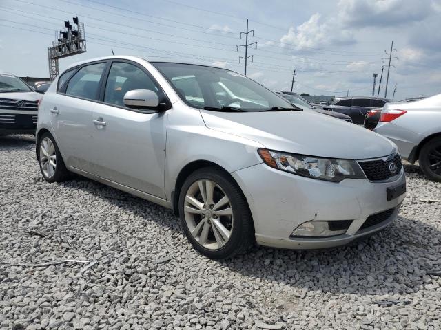 KNAFW5A3XD5665511 - 2013 KIA FORTE SX SILVER photo 4