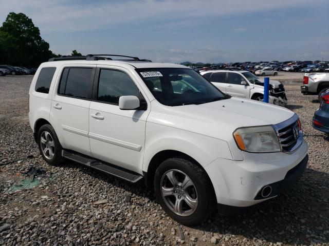 5FNYF3H67DB009796 - 2013 HONDA PILOT EXL WHITE photo 4