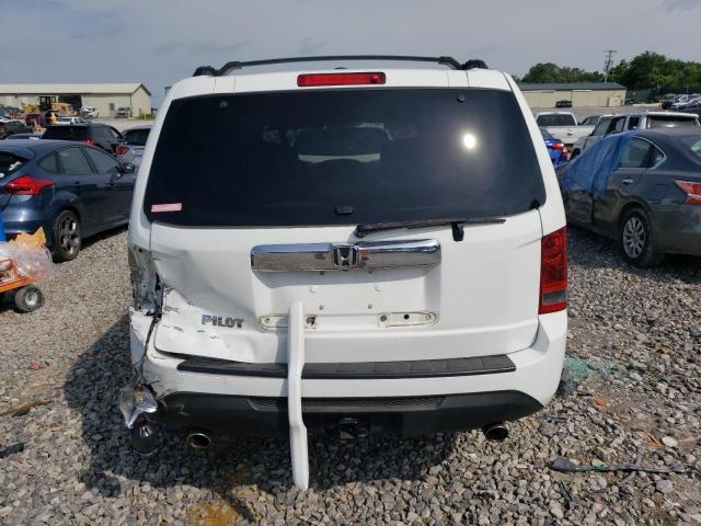 5FNYF3H67DB009796 - 2013 HONDA PILOT EXL WHITE photo 6