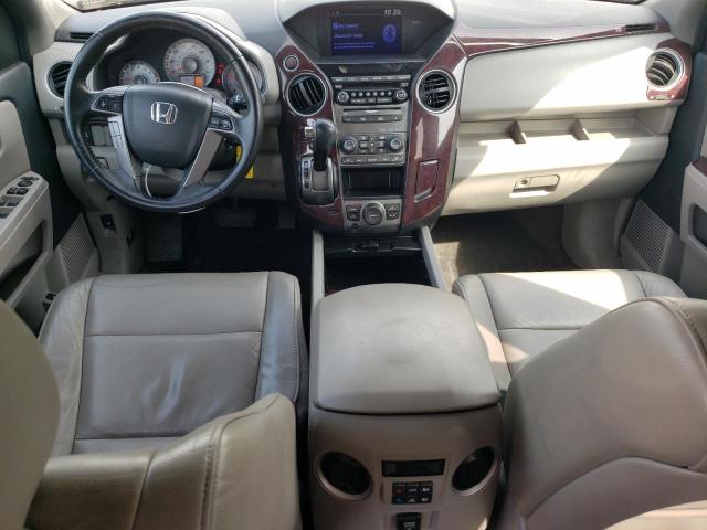 5FNYF3H67DB009796 - 2013 HONDA PILOT EXL WHITE photo 8