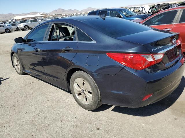 5NPEB4AC8EH811541 - 2014 HYUNDAI SONATA GLS BLUE photo 2