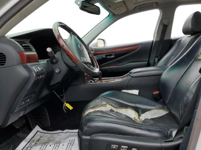 JTHGL46F285028453 - 2008 LEXUS LS 460L SILVER photo 7