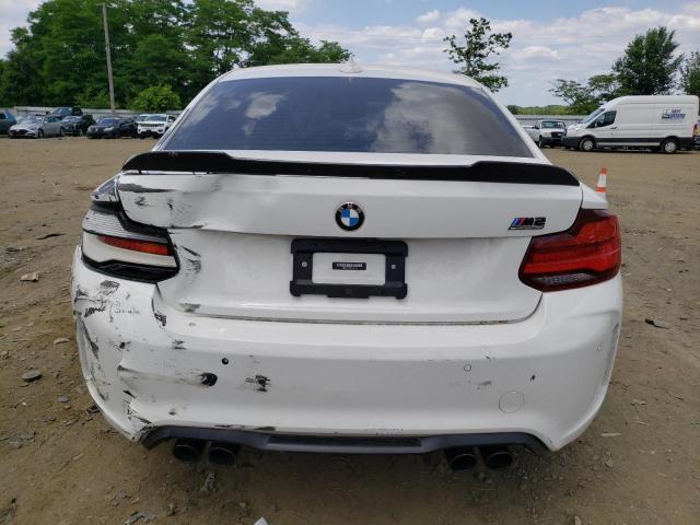 WBS2U7C02M7J04772 - 2021 BMW M2 COMPETITION WHITE photo 6