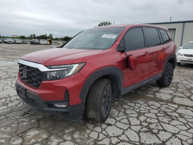 5FNYF8H53PB012753 - 2023 HONDA PASSPORT EXL Kırmızı fotoğraf 1