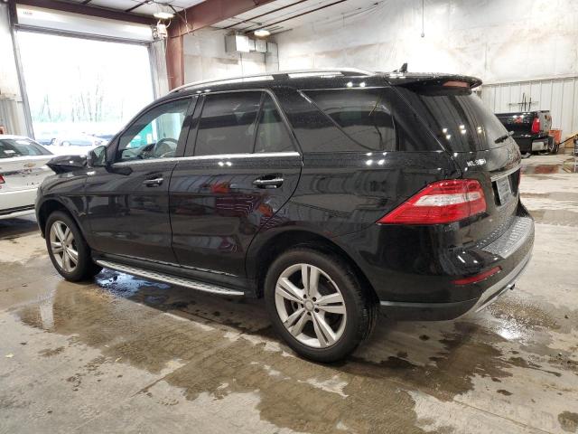 4JGDA5HB6DA109690 - 2013 MERCEDES-BENZ ML 350 4MATIC BLACK photo 2