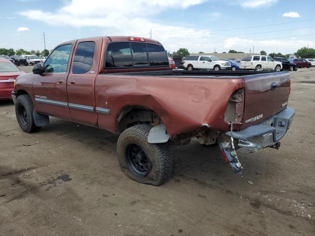 5TBBT4412YS005132 - 2000 TOYOTA TUNDRA ACCESS CAB BROWN photo 2