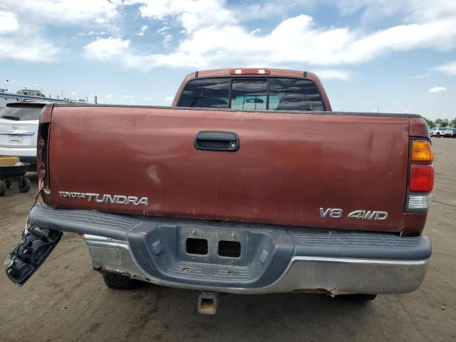 5TBBT4412YS005132 - 2000 TOYOTA TUNDRA ACCESS CAB BROWN photo 6