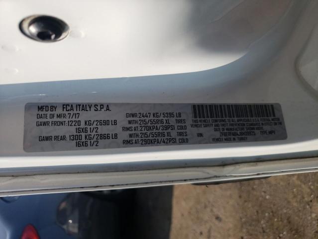 ZFBERFAB4J6H39925 - 2018 RAM PROMASTER თეთრი ფოტო 14