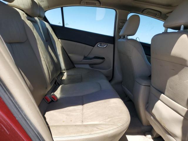 2HGFB2F9XCH542780 - 2012 HONDA CIVIC EXL ბურგუნდია ფოტო 10