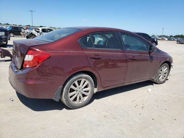 2HGFB2F9XCH542780 - 2012 HONDA CIVIC EXL ბურგუნდია ფოტო 3
