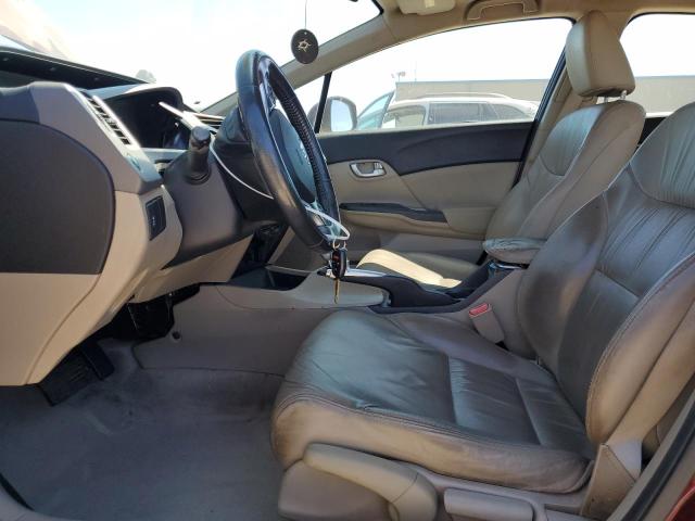 2HGFB2F9XCH542780 - 2012 HONDA CIVIC EXL ბურგუნდია ფოტო 7