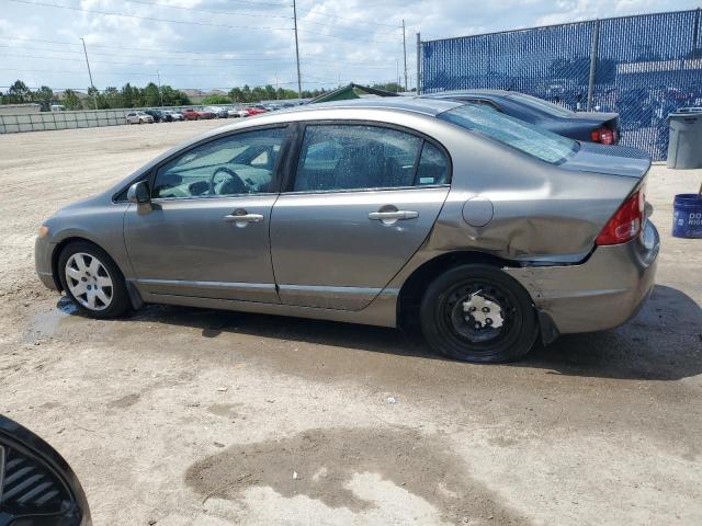 1HGFA16508L111790 - 2008 HONDA CIVIC LX GRAY photo 2