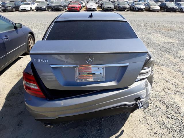 WDDGF5HB6CR239395 - 2012 MERCEDES-BENZ C 350 GRAY photo 6