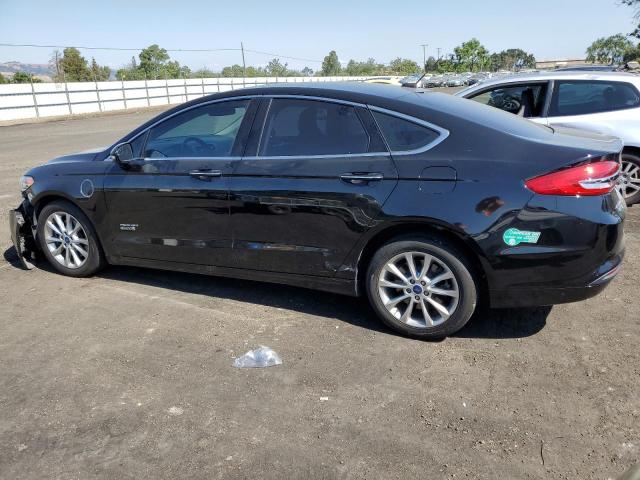 3FA6P0PU5HR380341 - 2017 FORD FUSION SE PHEV BLACK photo 2