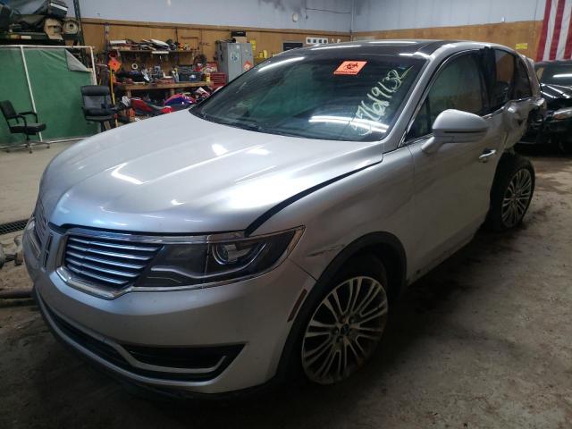 2LMPJ8LR6HBL13987 - 2017 LINCOLN MKX RESERVE SILVER photo 2