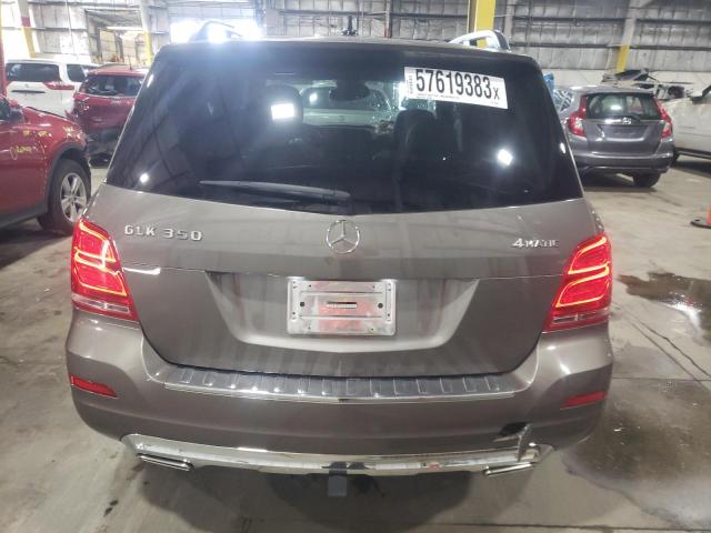 WDCGG8JB2FG345629 - 2015 MERCEDES-BENZ GLK 350 4MATIC GRAY photo 6