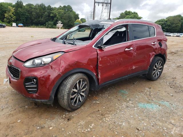 KNDPNCAC4H7289509 - 2017 KIA SPORTAGE EX RED photo 1