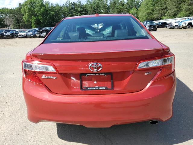 4T1BF1FK7CU623453 - 2012 TOYOTA CAMRY BASE RED photo 6