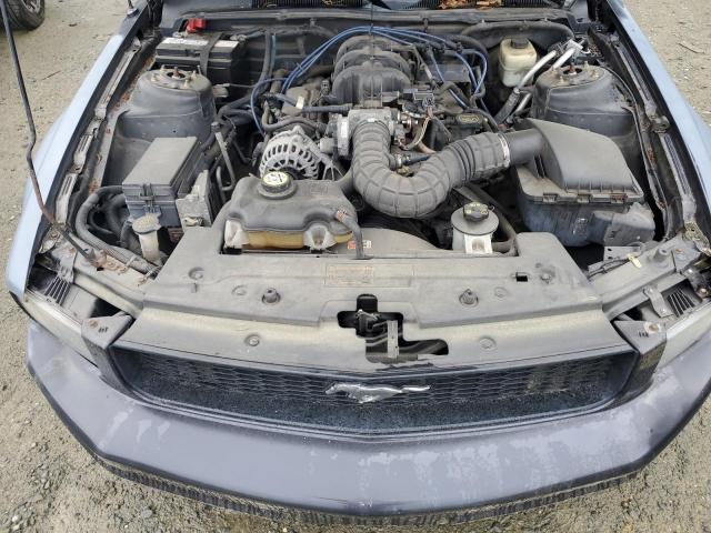 1ZVHT80NX85172066 - 2008 FORD MUSTANG GRAY photo 11