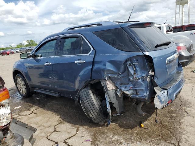 2CNALFEC0B6383705 - 2011 CHEVROLET EQUINOX LTZ BLUE photo 2