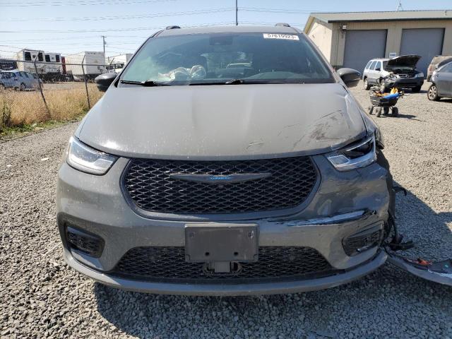 2C4RC1S76MR522464 - 2021 CHRYSLER PACIFICA HYBRID LIMITED GRAY photo 5