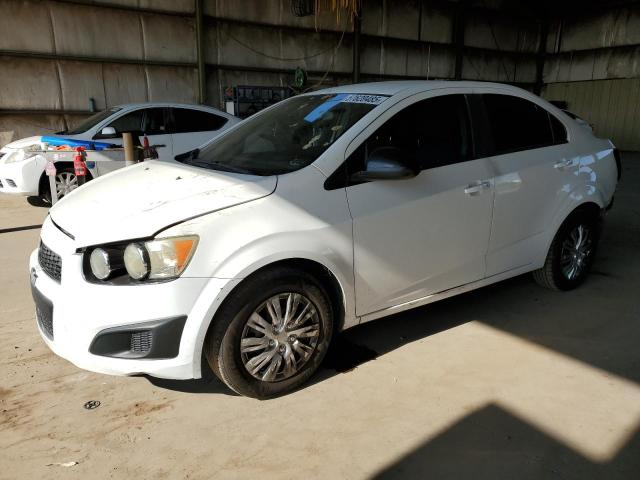 1G1JA5SH3F4114635 - 2015 CHEVROLET SONIC LS WHITE photo 1