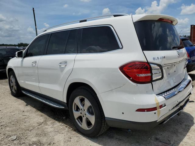 4JGDF6EE0HA806462 - 2017 MERCEDES-BENZ GLS 450 4MATIC WHITE photo 2