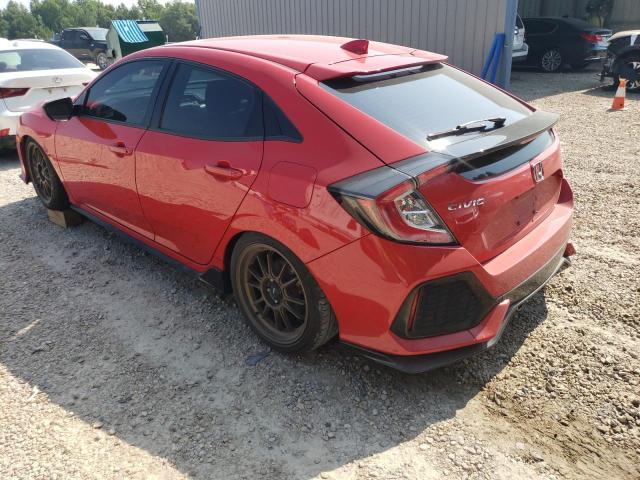 SHHFK7H44JU210753 - 2018 HONDA CIVIC SPORT 红色 照片 2