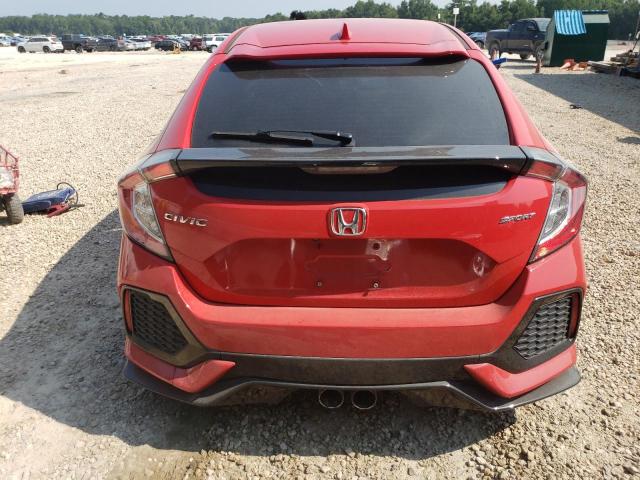 SHHFK7H44JU210753 - 2018 HONDA CIVIC SPORT 红色 照片 6