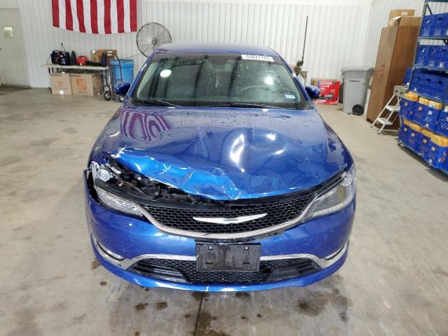 1C3CCCCG6FN510139 - 2015 CHRYSLER 200 C BLUE photo 5