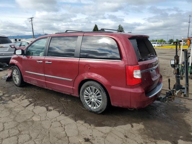 2C4RC1CG6FR520523 - 2015 CHRYSLER TOWN & COU TOURING L RED photo 2
