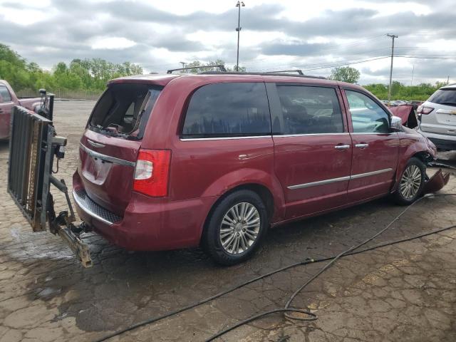 2C4RC1CG6FR520523 - 2015 CHRYSLER TOWN & COU TOURING L RED photo 3