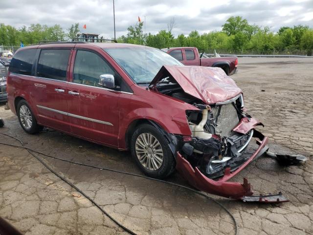 2C4RC1CG6FR520523 - 2015 CHRYSLER TOWN & COU TOURING L RED photo 4
