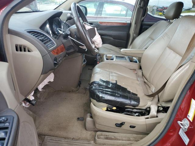 2C4RC1CG6FR520523 - 2015 CHRYSLER TOWN & COU TOURING L RED photo 7