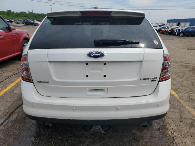 2FMDK4KC0ABB76956 - 2010 FORD EDGE LIMITED WHITE photo 6