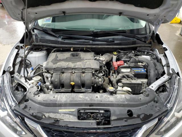 3N1AB7AP3HL641602 - 2017 NISSAN SENTRA S SILVER photo 11