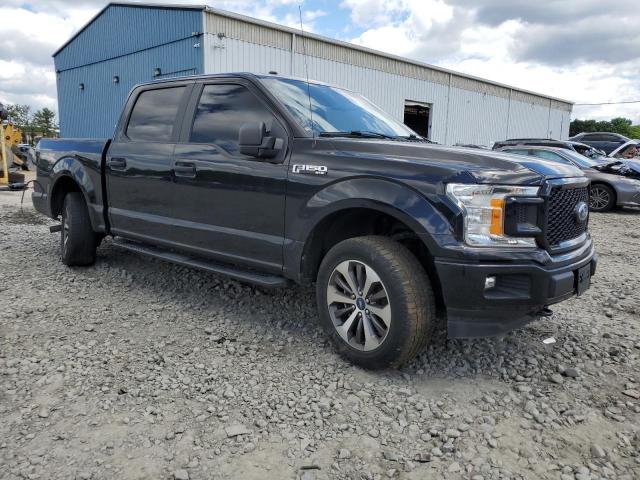 1FTEW1E40KFD24216 - 2019 FORD F150 SUPERCREW BLACK photo 4