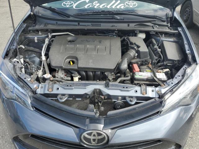 2T1BURHE2KC129478 - 2019 TOYOTA COROLLA L رمادي صورة 11
