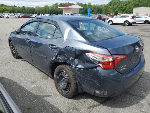 2T1BURHE2KC129478 - 2019 TOYOTA COROLLA L رمادي صورة 2