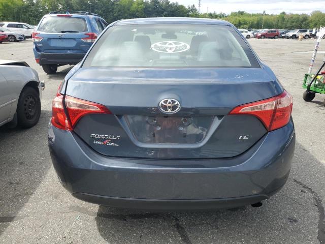 2T1BURHE2KC129478 - 2019 TOYOTA COROLLA L رمادي صورة 6