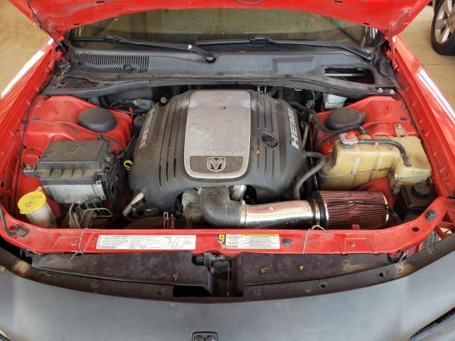 2B3KA53H67H647627 - 2007 DODGE CHARGER R/T RED photo 11