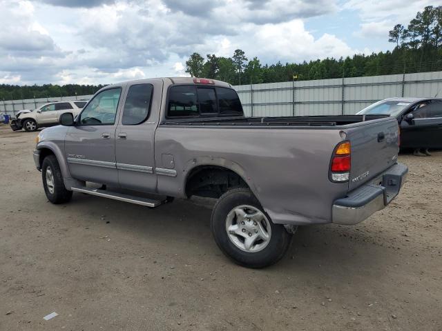 5TBBT48142S270801 - 2002 TOYOTA TUNDRA ACCESS CAB LIMITED GRAY photo 2