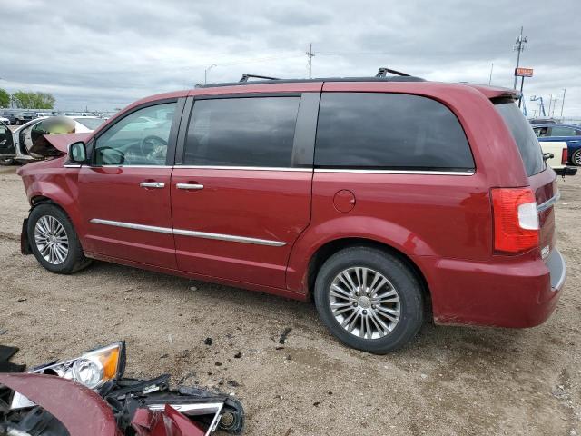 2C4RC1CG7DR540857 - 2013 CHRYSLER TOWN & COU TOURING L RED photo 2