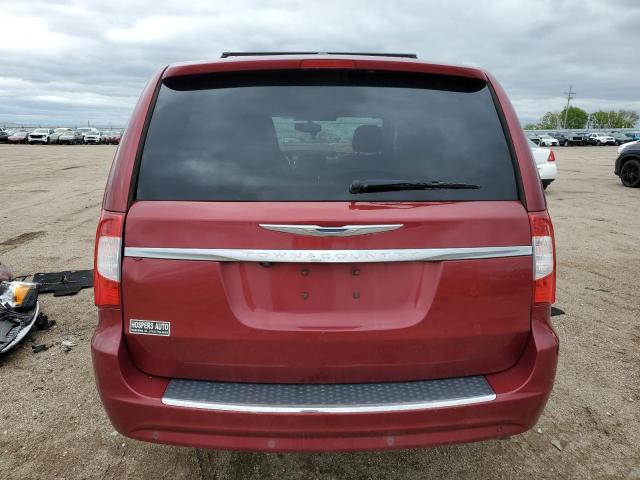 2C4RC1CG7DR540857 - 2013 CHRYSLER TOWN & COU TOURING L RED photo 6